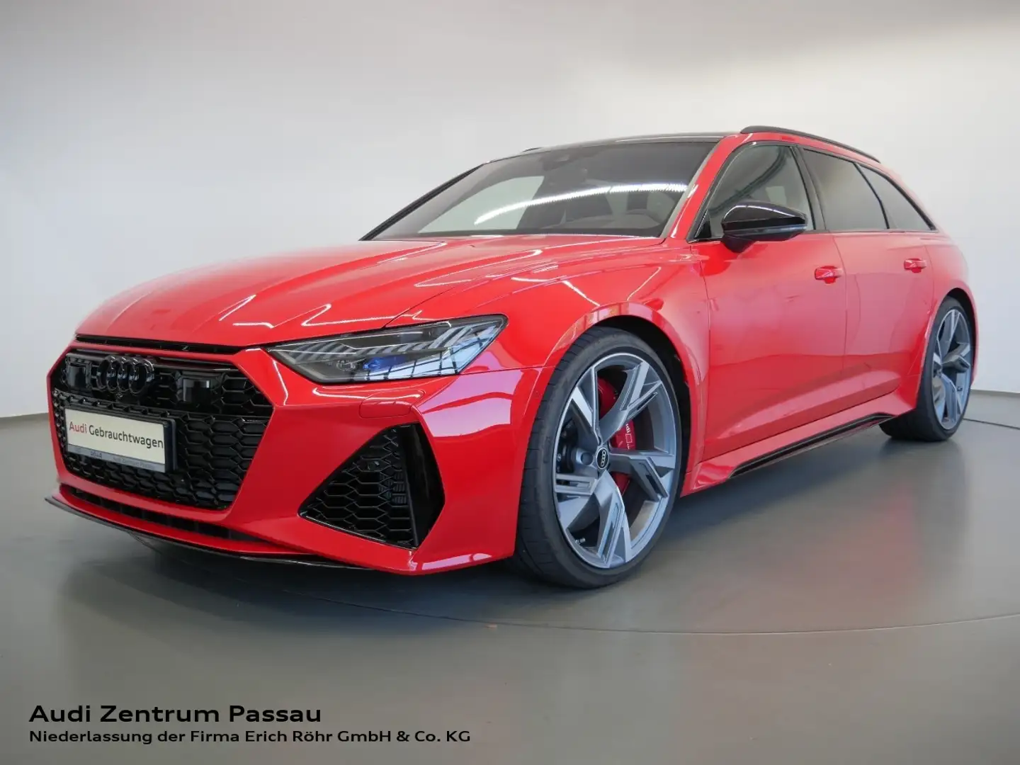 Audi RS6 RS 6 Avant tiptr. KERAMIK MATRIX AHK PANO HEAD-UP Rot - 1