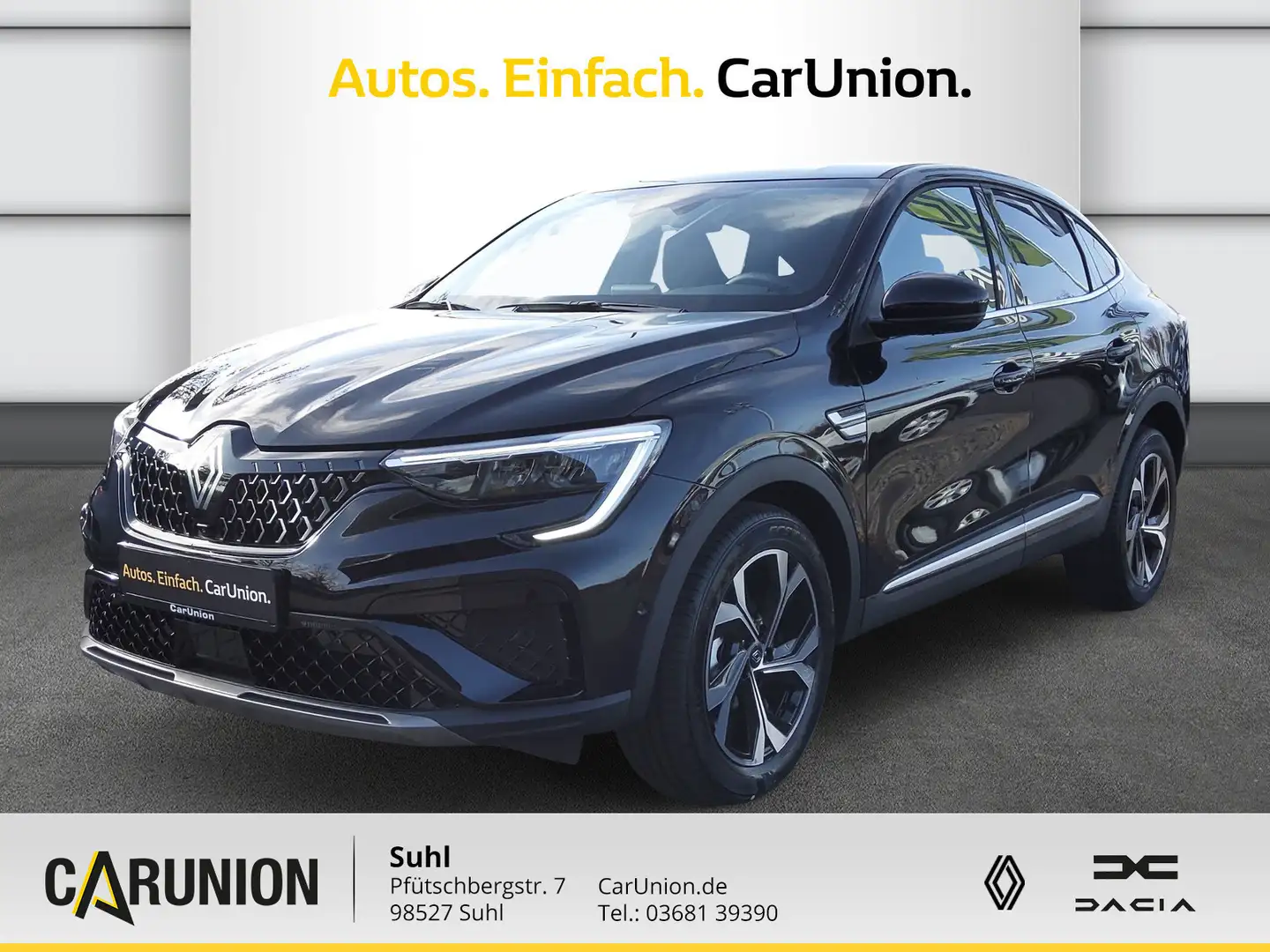 Renault Arkana TECHNO Mild Hybrid 140 EDC Noir - 1