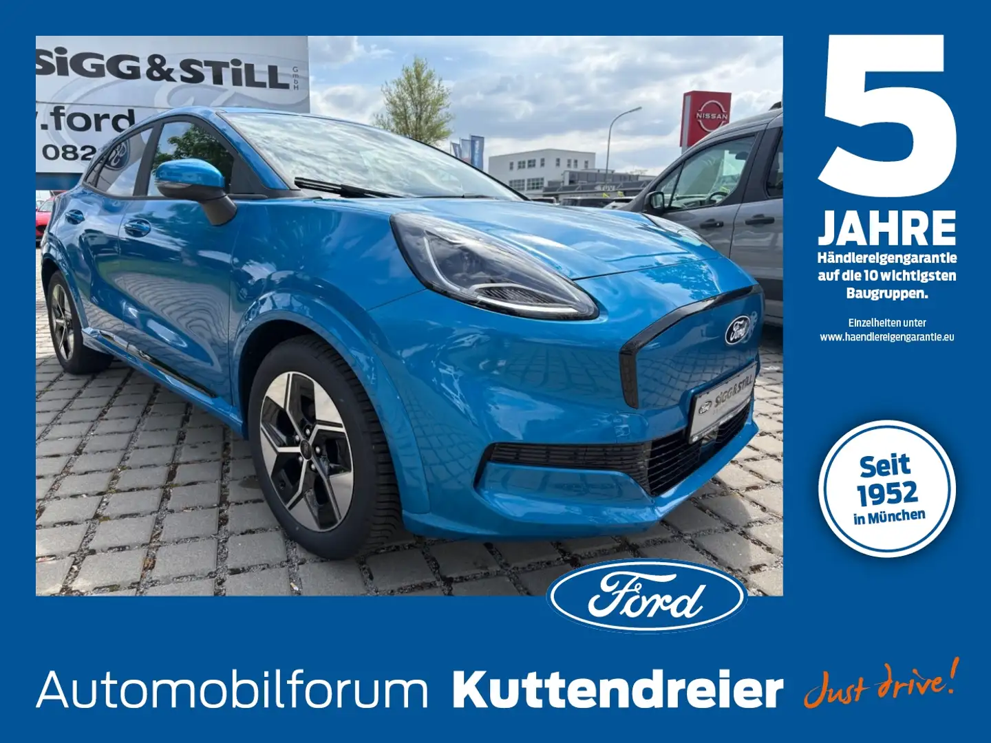 Ford Puma Gen-E 2024 - 2025 FWD NAVI*SHZ*LHZ*CAM*PDC Bleu - 1