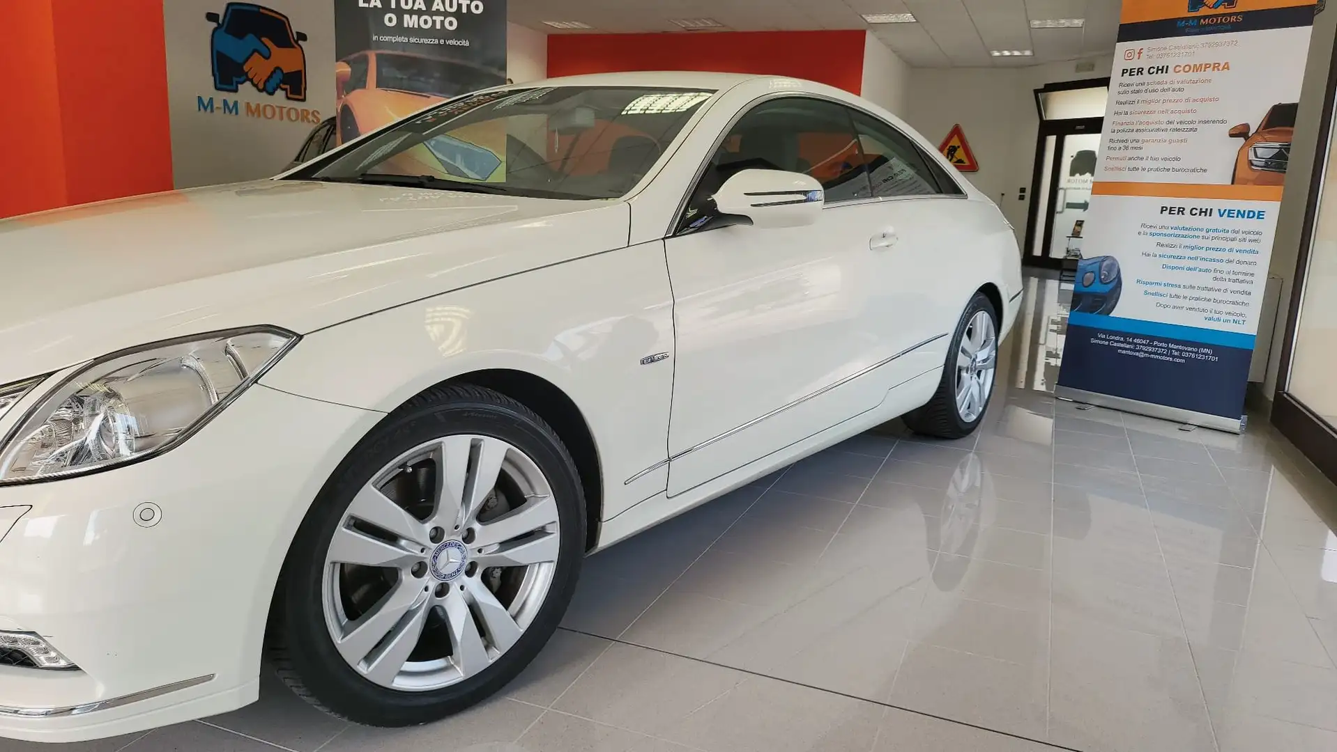 Mercedes-Benz E 250 Classe E 250 CDI Coupe Avantgarde (204cv) Bianco - 2