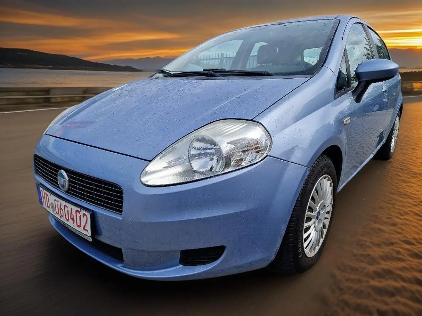 Fiat Grande Punto 1.2 8V Dynamic Bleu - 1