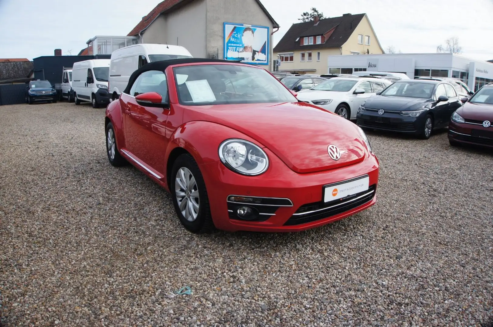 Volkswagen Beetle Cabriolet Design KLIMA SHZ BLUETOOTH Rot - 2