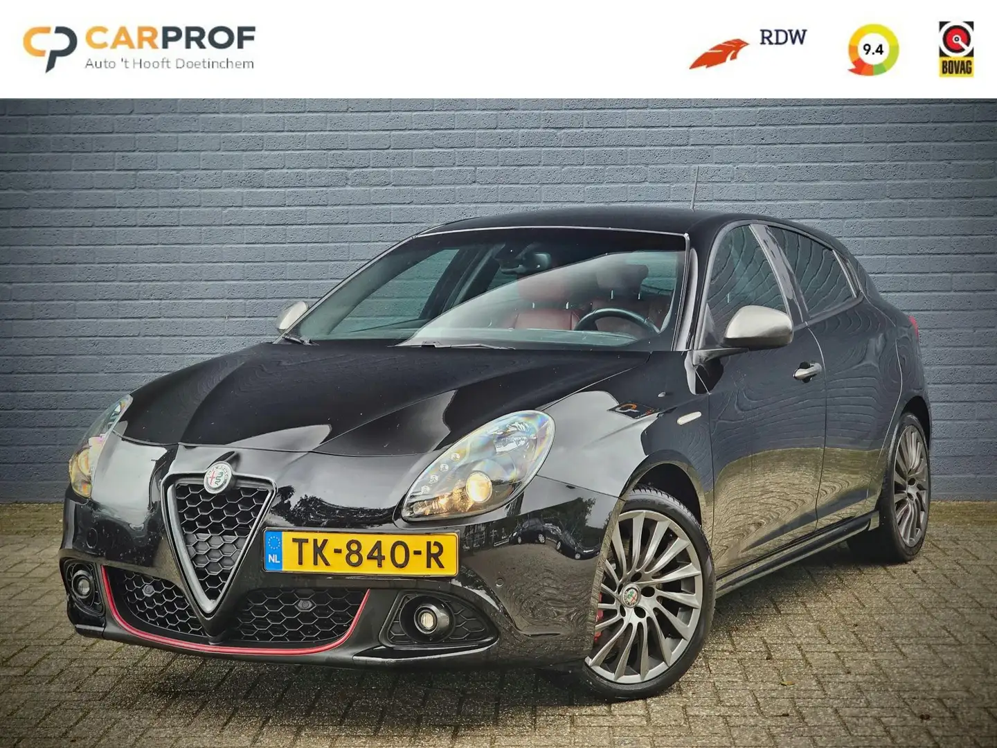 Alfa Romeo Giulietta 1.4 Turbo MultiAir Super / PACK VELOCE / ROOD LEDE Noir - 1