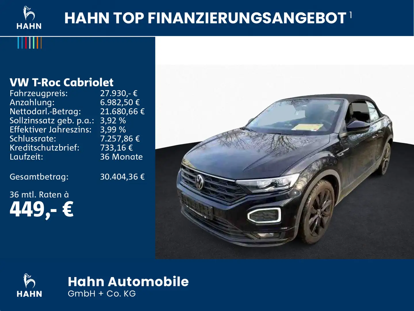 Volkswagen T-Roc 1.5TSI DSG R-Line Black Style Schwarz - 2