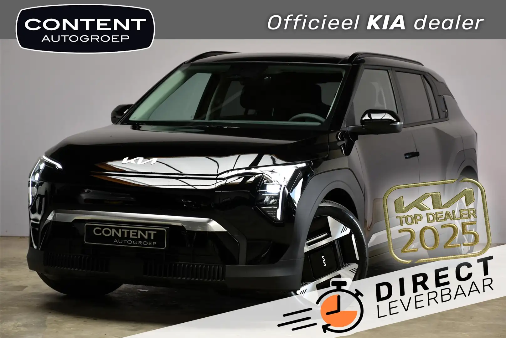 Kia EV3 81,4 kWh 204pk Plus Advanced DIRECT LEVERBAAR Noir - 1