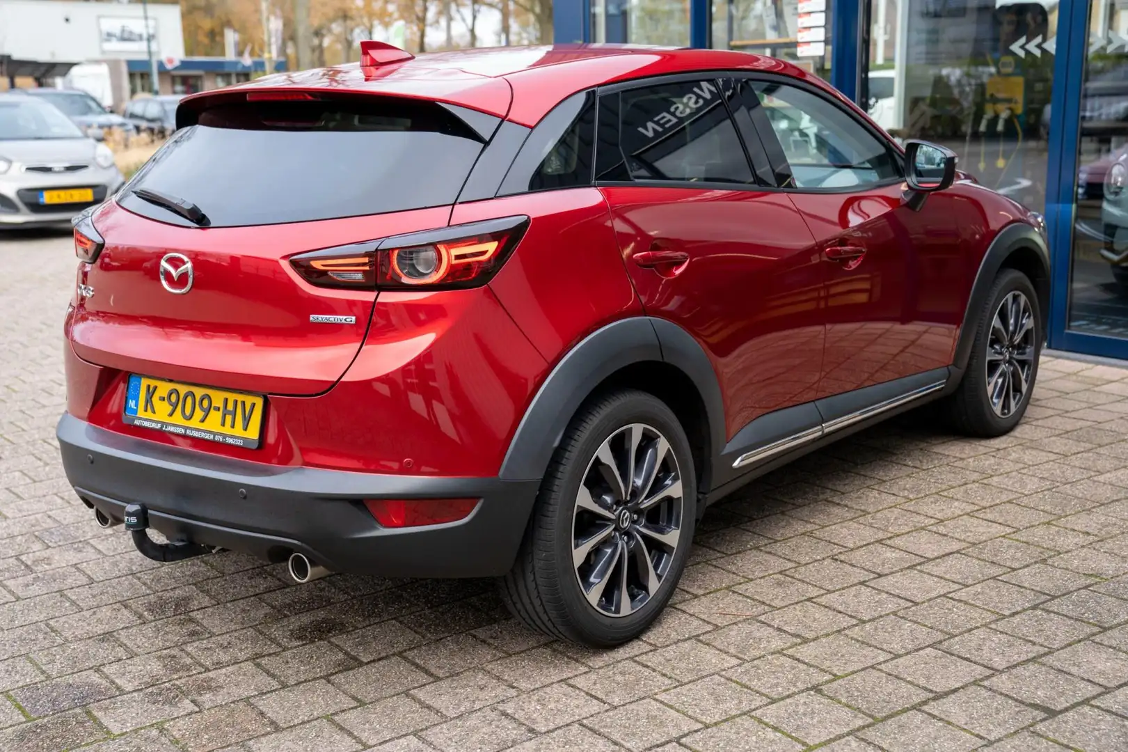 Mazda CX-3 2.0 SkyActiv-G 121 Luxury|Prijs rijklaar incl 12 m Rood - 2