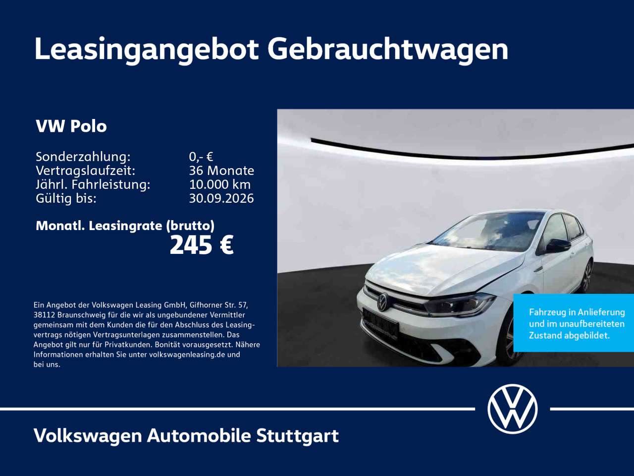 Volkswagen Polo 2024 — R-Line 1.0 TSI DSG Navi Kamera ACC LED SHZ