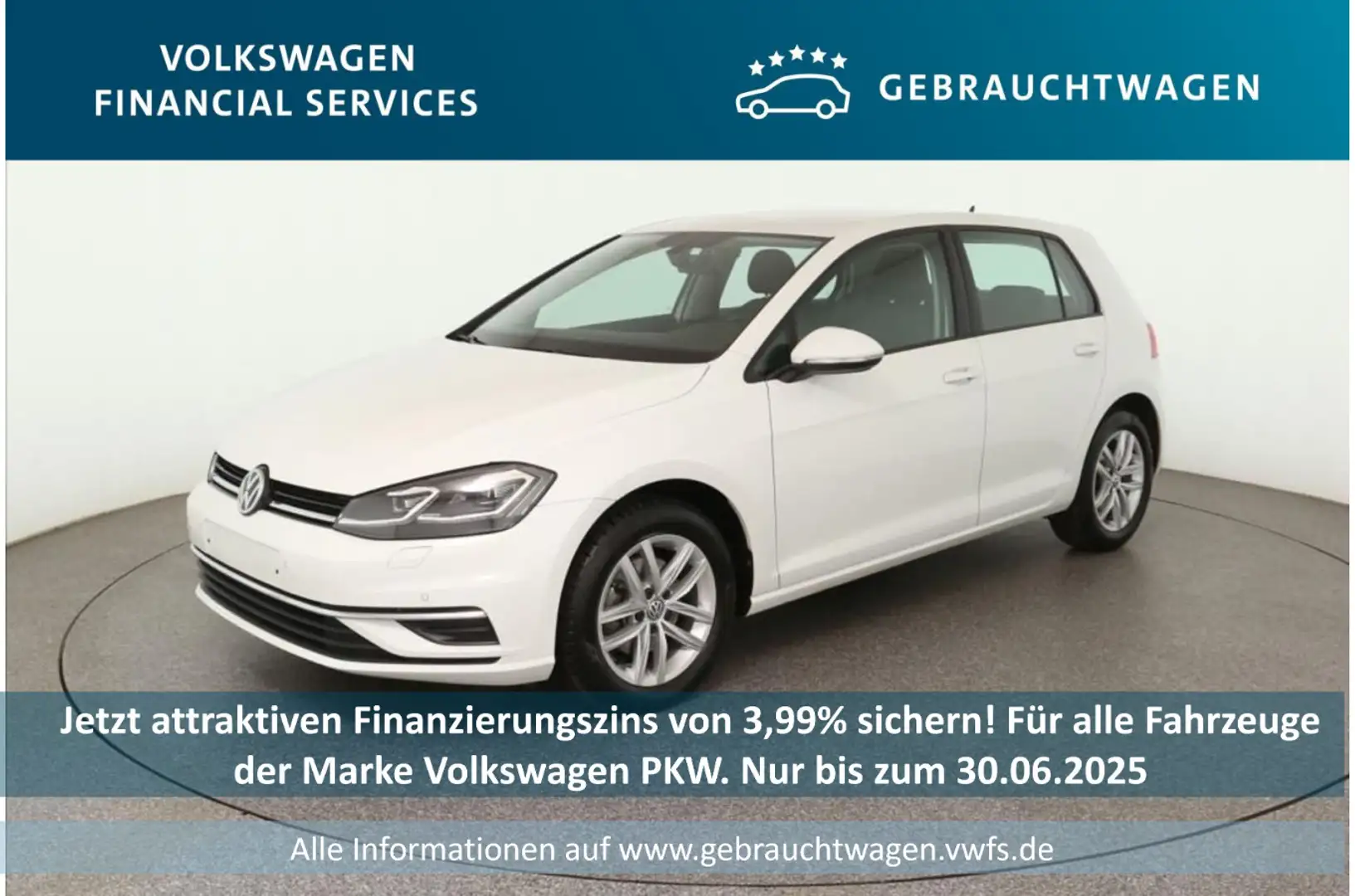 Volkswagen Golf Comfortline 1.5 TSI PDC*Tempo*Klima*SH Blanc - 1