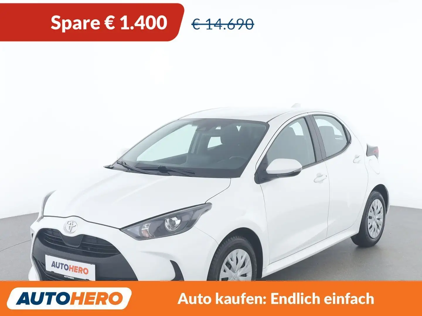 Toyota Yaris 1.0 Active Weiß - 1