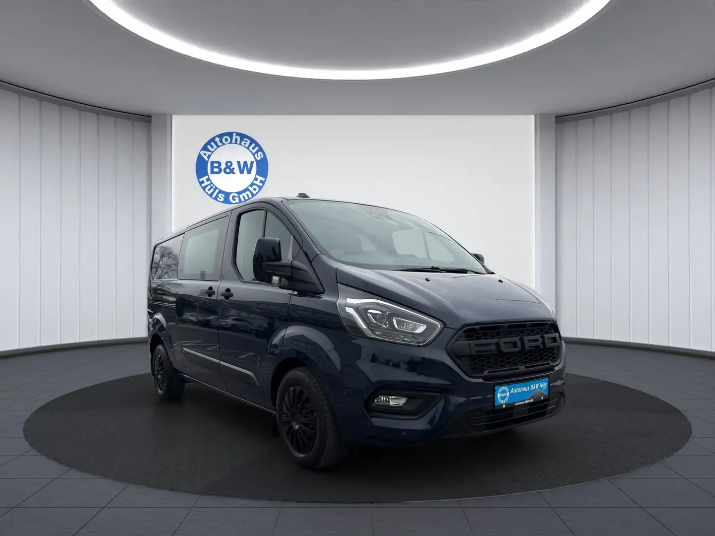 Ford Transit Custom 340 L2*DoKa*KAMERA*1.HAND*6-SITZE Blau - 1