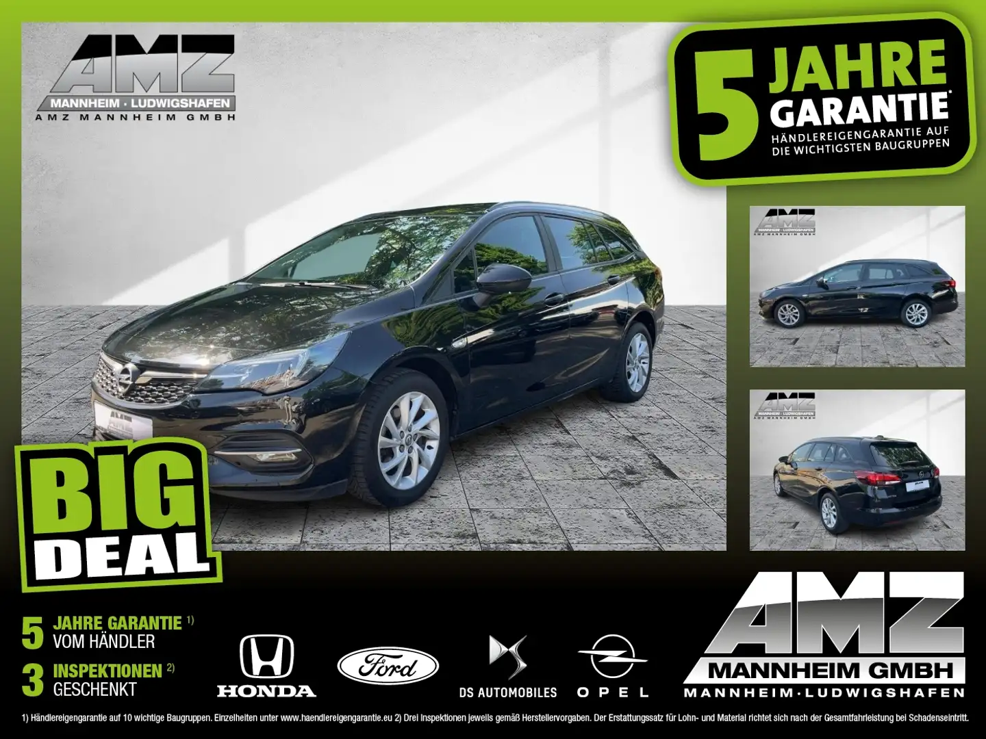 Opel Astra K Sports Tourer 1.2 Turbo  Edition Nero - 1