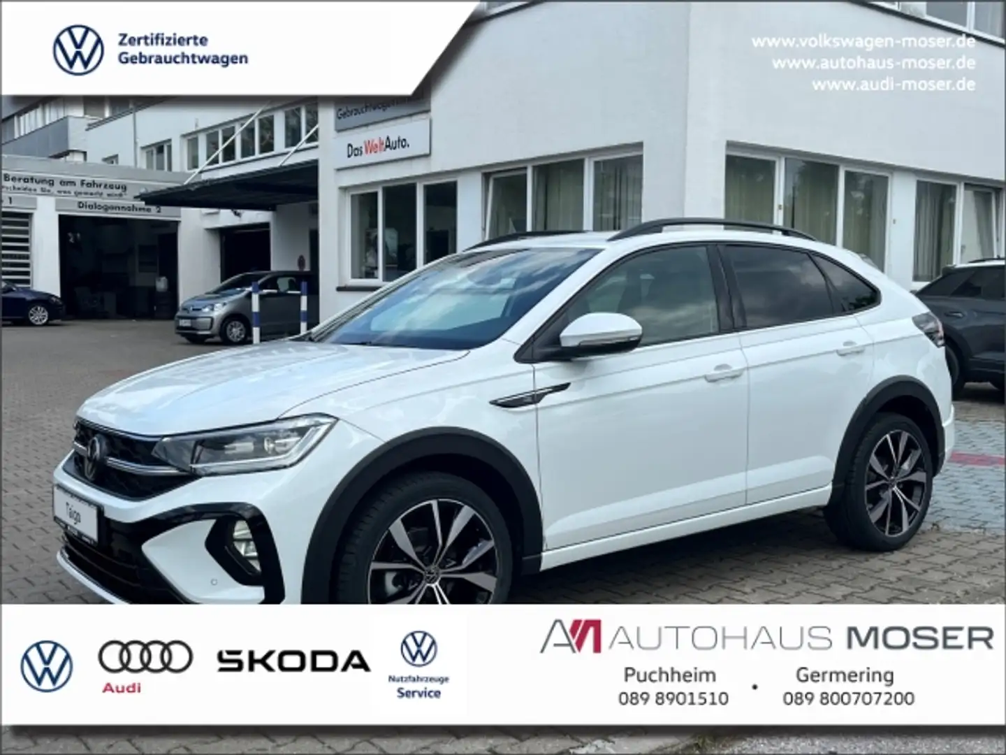 Volkswagen Taigo R-Line 1.0TSI DSG - AHK*KAMERA*IQ.DRIVE*NAVI!!! Weiß - 1