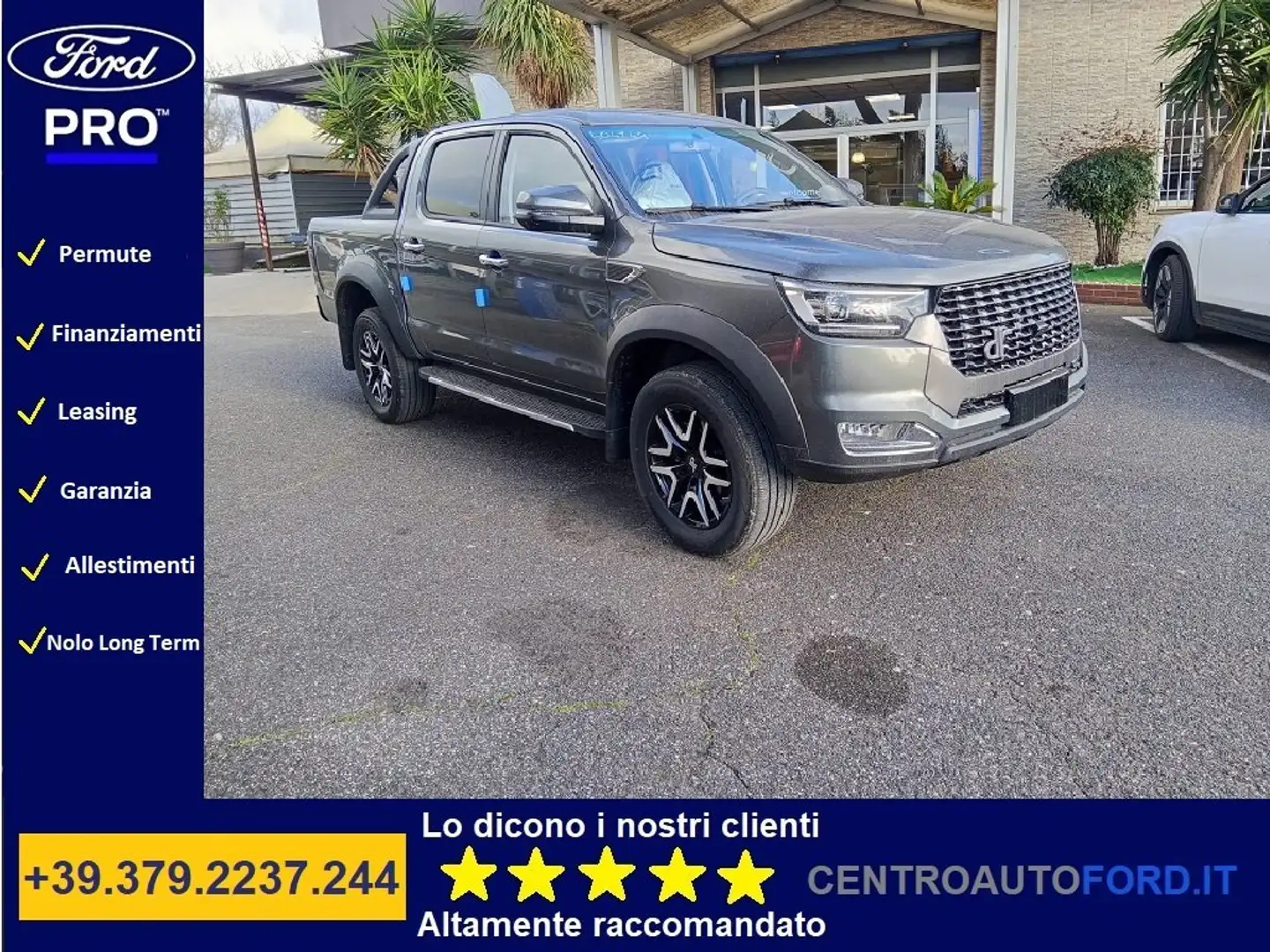 DR Automobiles PK8 2.0 turbo diesel 4x4 136cv Gris - 1