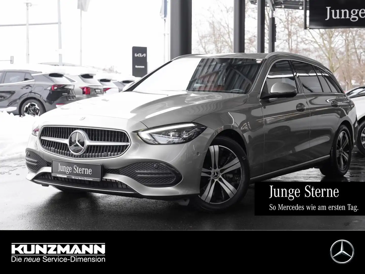 Mercedes-Benz C 220 d T Avantgarde Distronic EasyP AHK Kamera Silber - 1