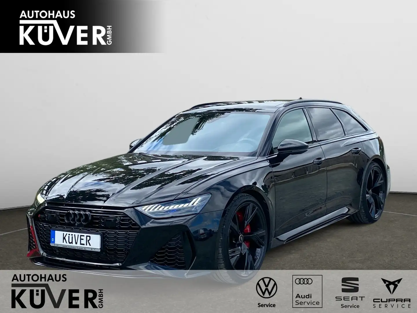 Audi RS6 Avant 4,0 TFSI Biturbo quattro+Pano+Laser Schwarz - 1