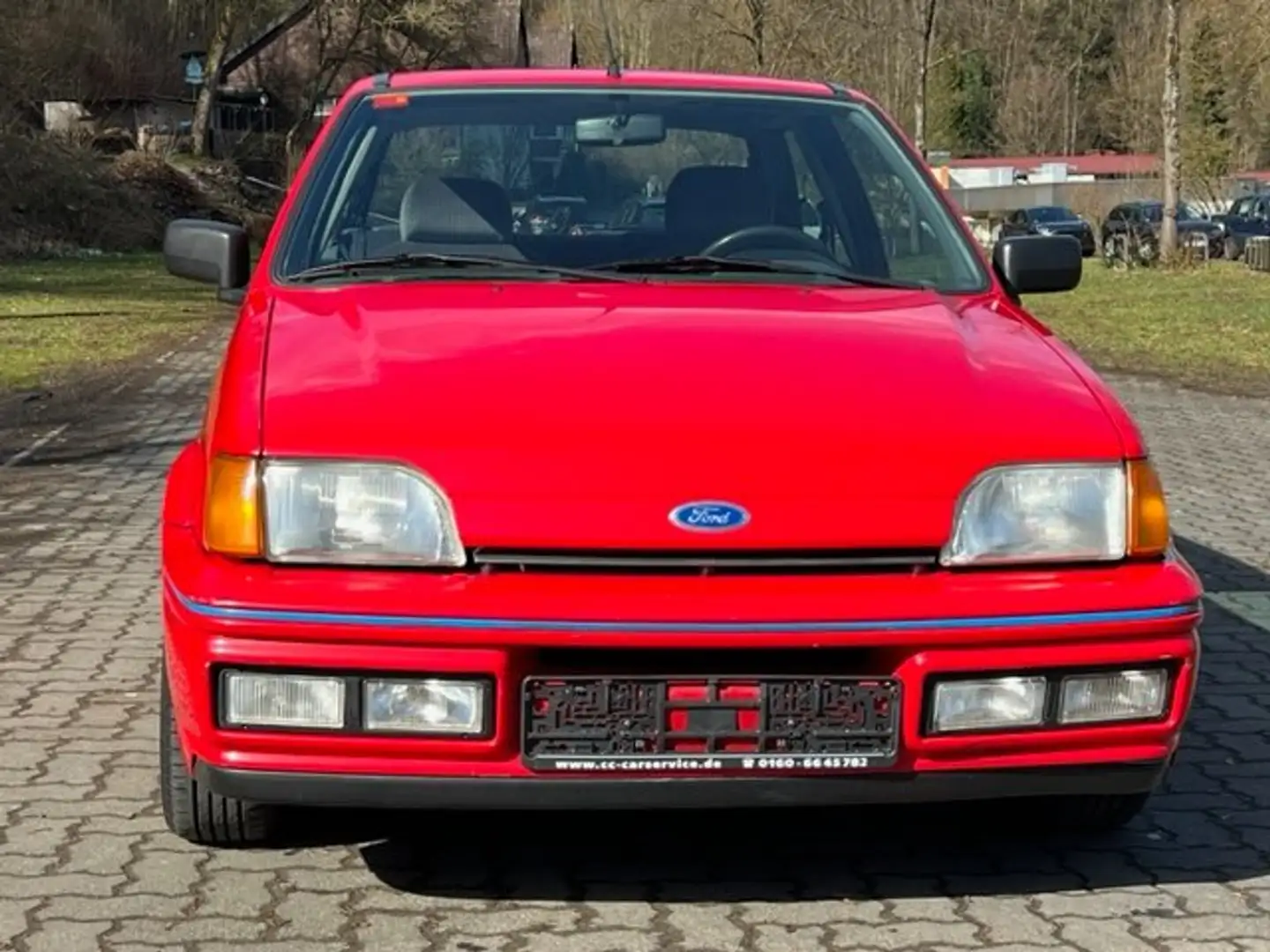 Ford Fiesta XR2i  "Original Zustand- H-Kennzeichen" Červená - 2