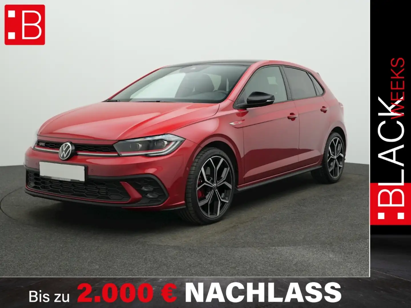 Volkswagen Polo GTI 2.0 TSI DSG MATRIX-LED NAVI ACC SIDEASSIS SHZ Rot - 1