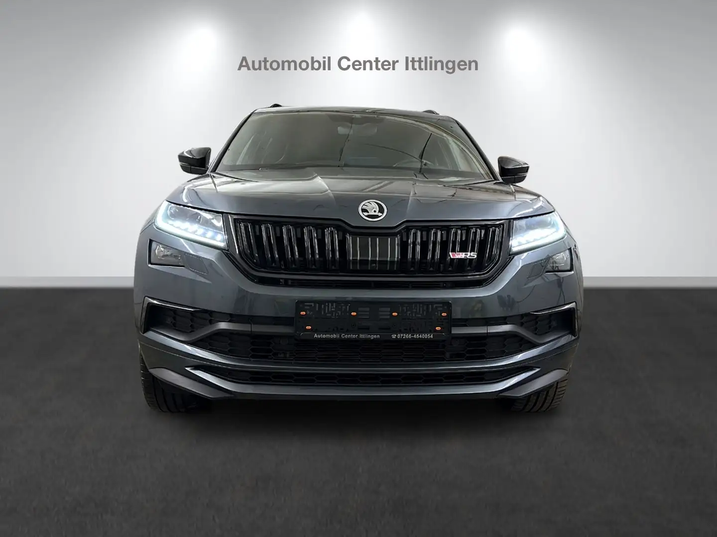 Skoda Kodiaq RS 4x4/LED-Schein/Standheizung/ACC/Virt-C Grau - 2