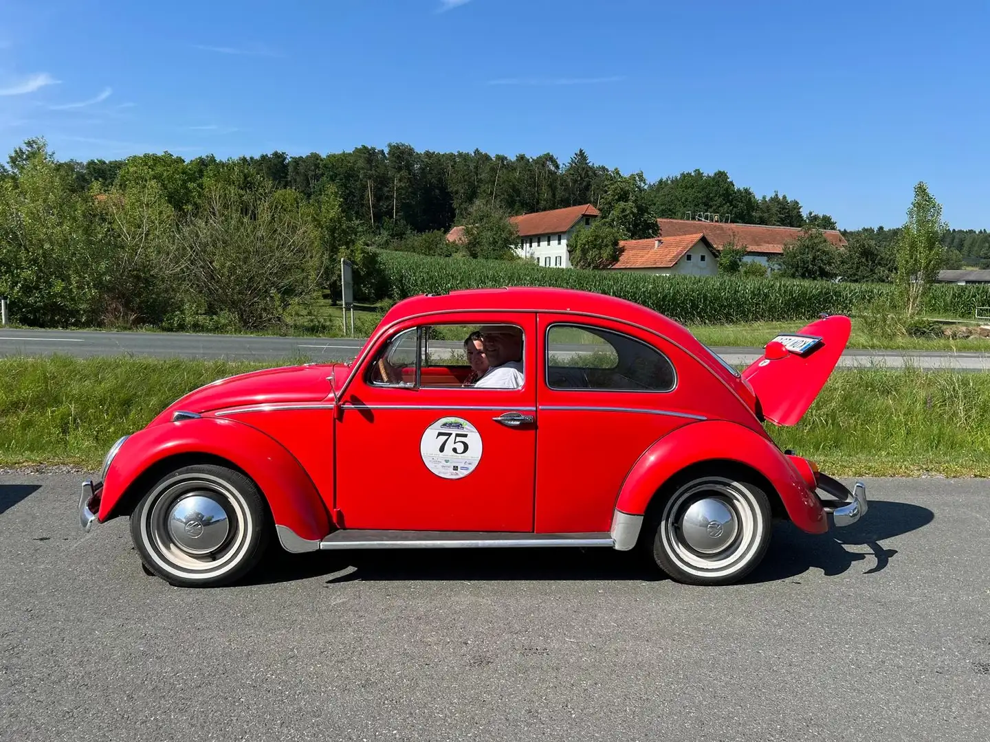 Volkswagen Käfer Luxus Rot - 2