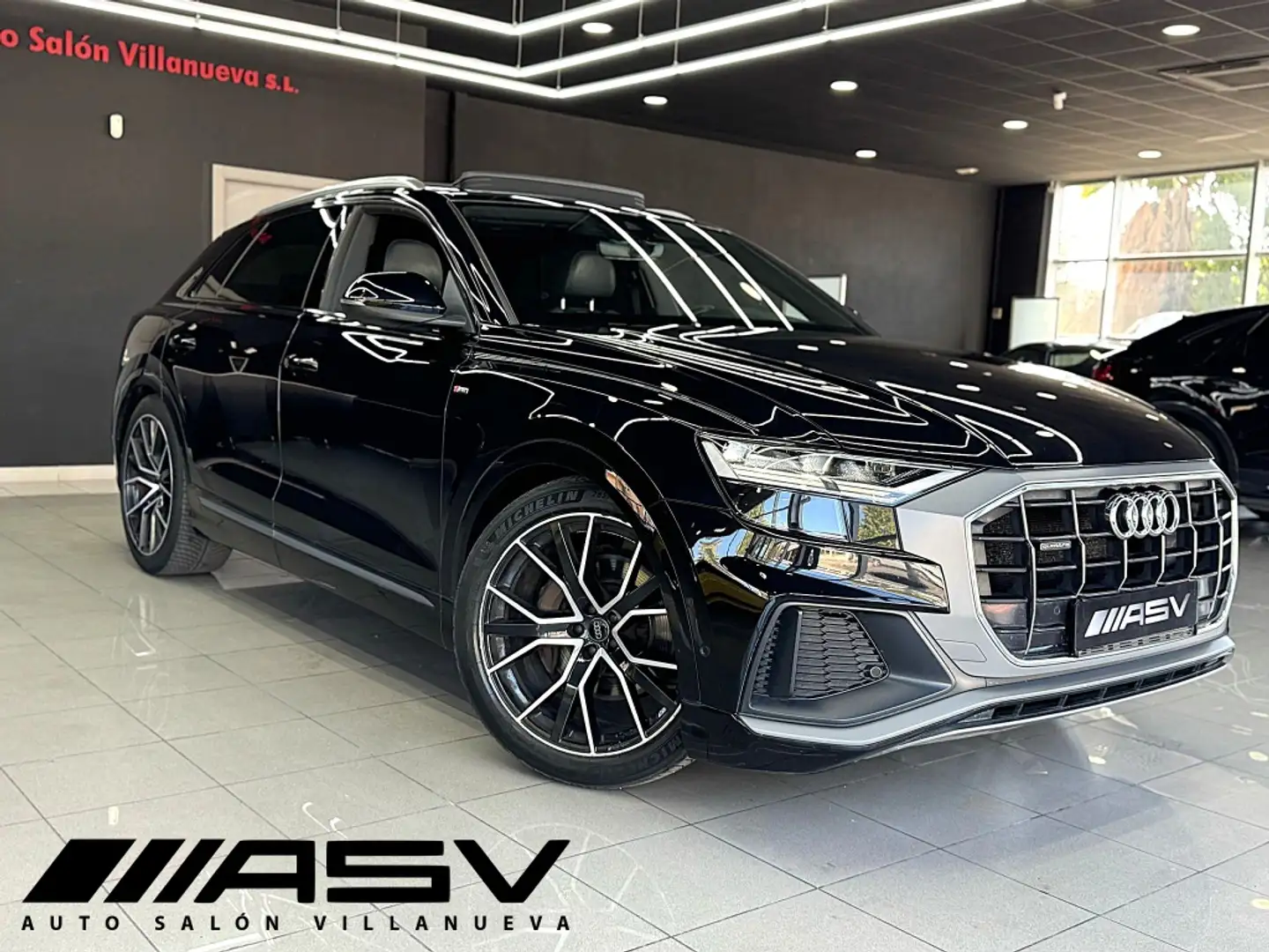 Audi Q8 50 TDI S line quattro tiptronic Negro - 1