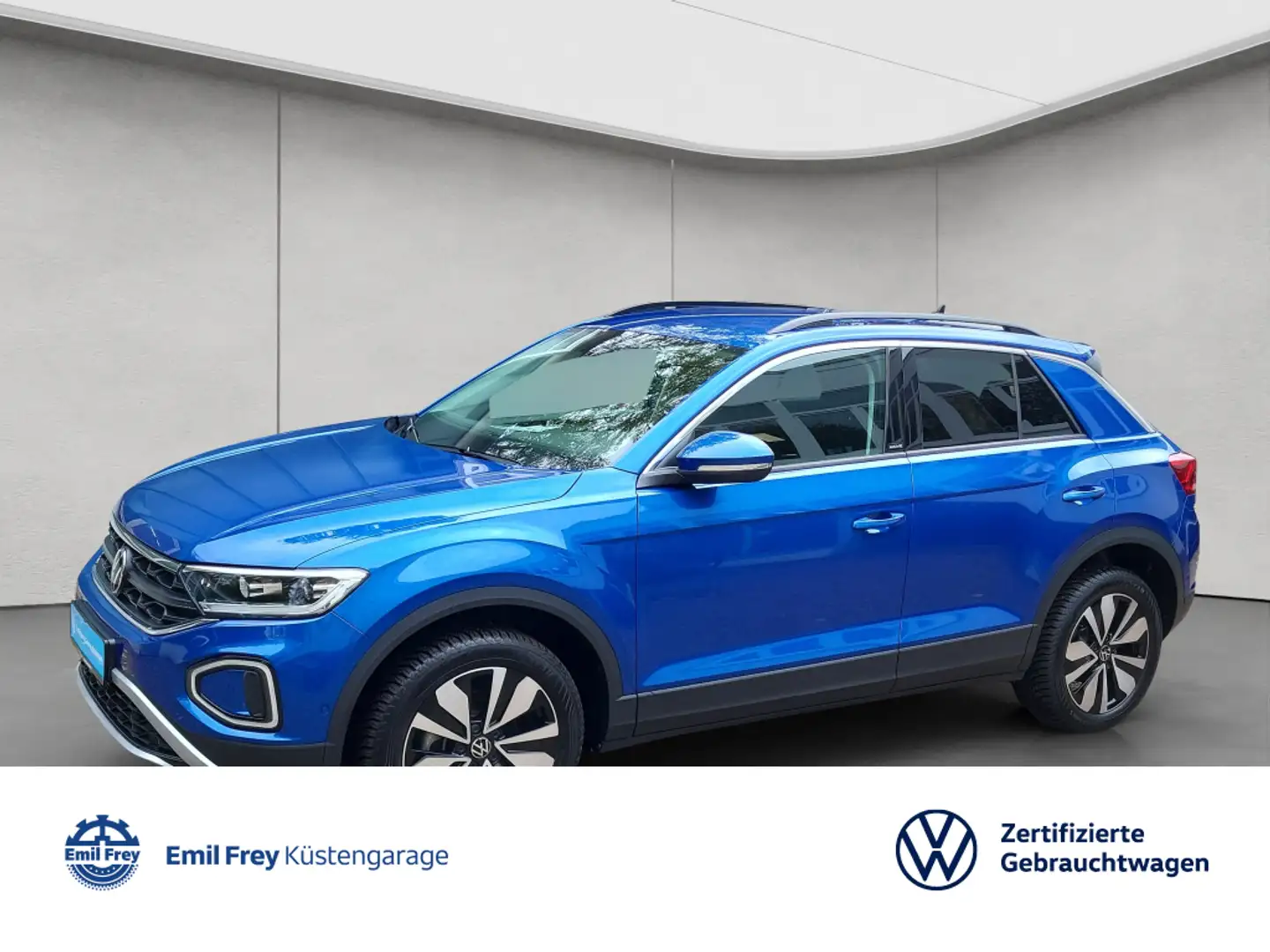 Volkswagen T-Roc Move 1.0 TSI AHK/Kamera/Navi Blau - 1