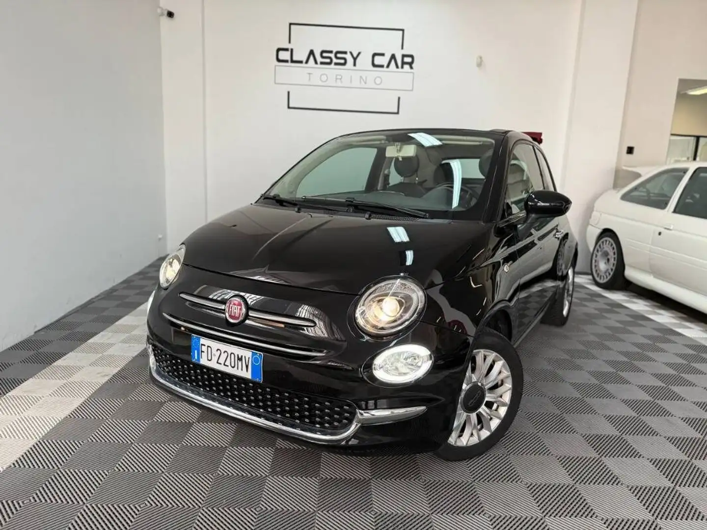 Fiat 500C 1.2 69cv Lounge Schwarz - 2