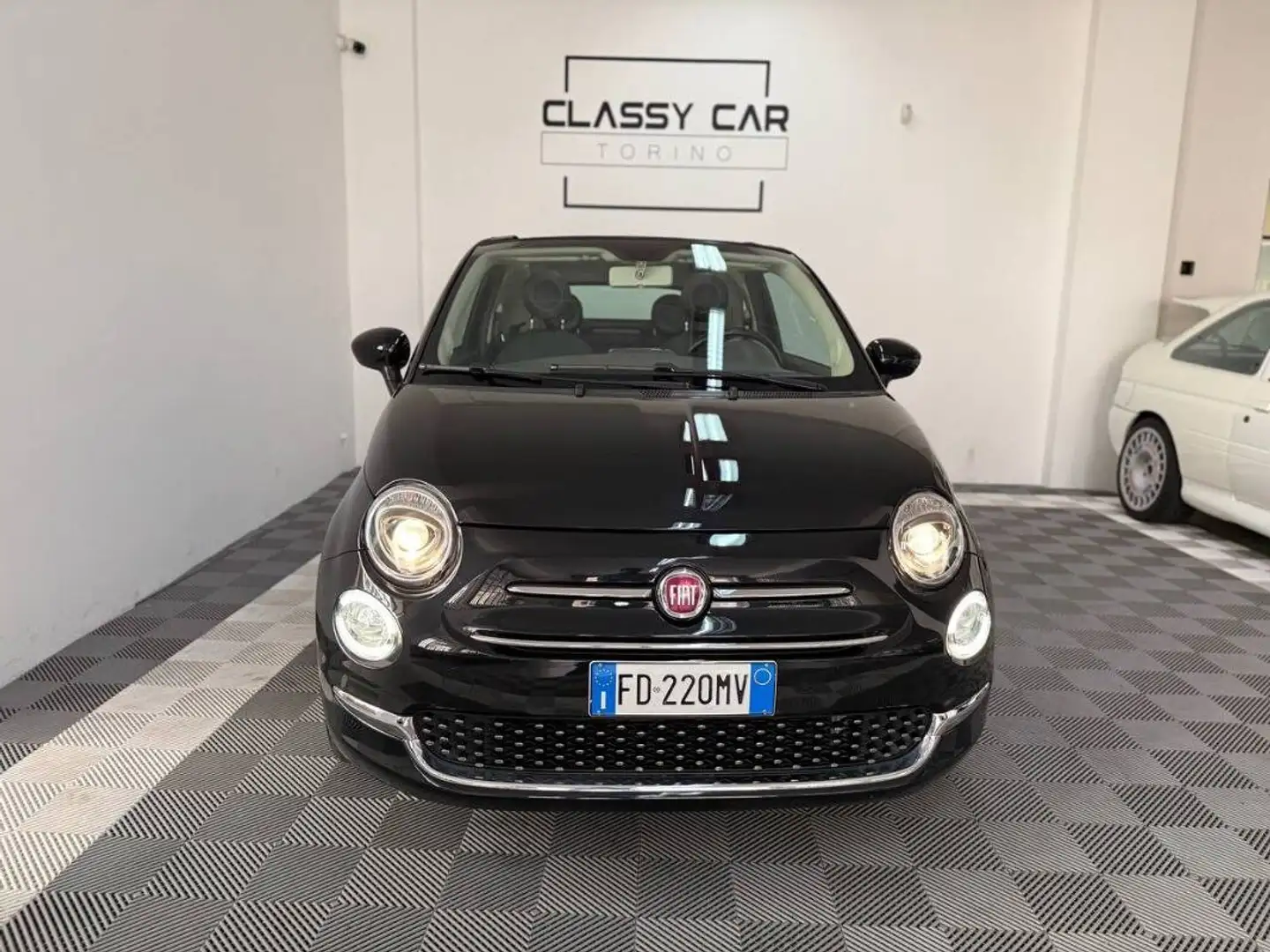 Fiat 500C 1.2 69cv Lounge Zwart - 2