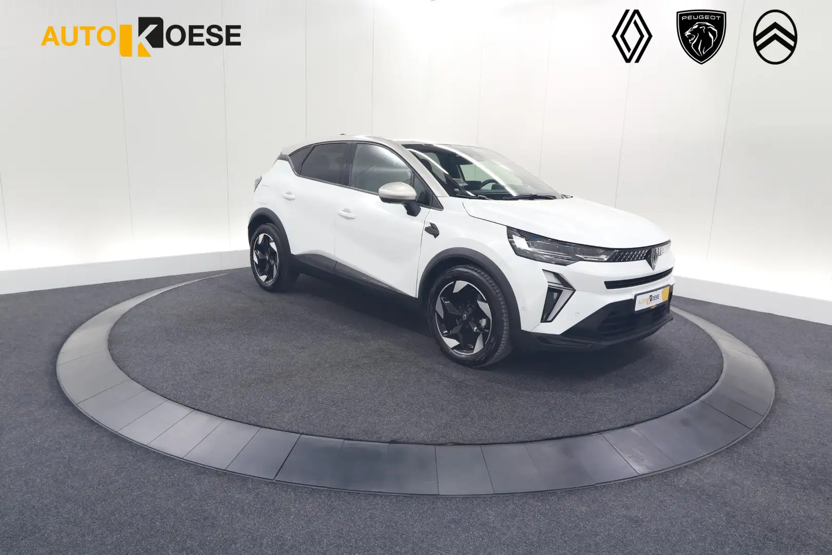 Renault Captur Mild Hybrid 160 EDC Techno | Camera | Navigatie | Wit - 1