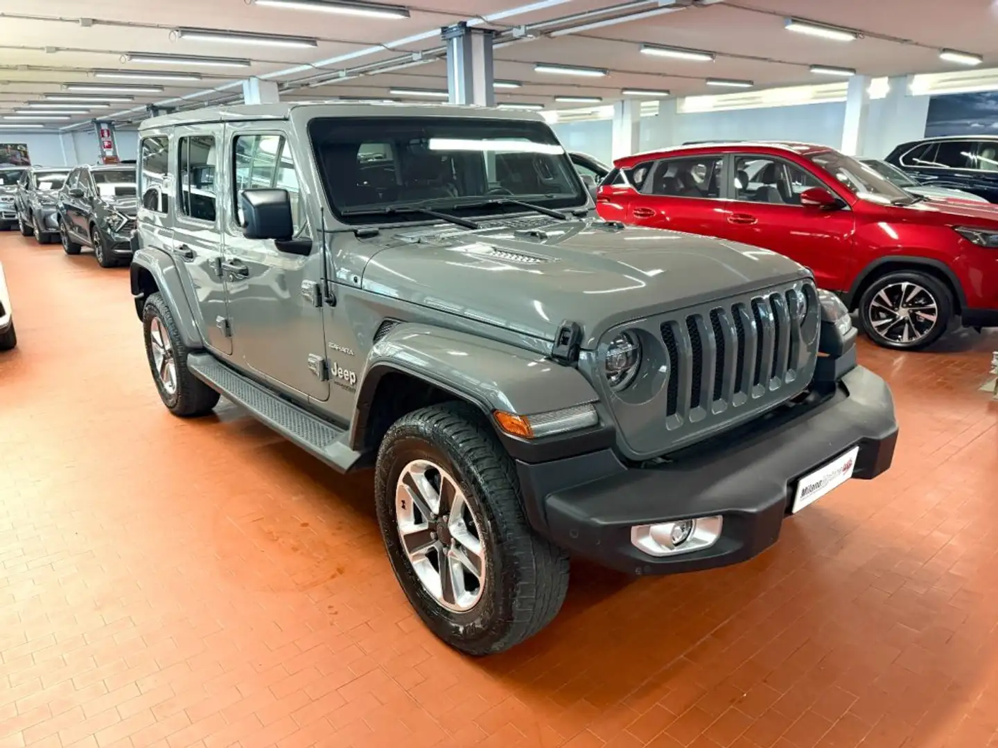 Jeep Wrangler Unlimited 2.2 Mjt II Sahara *69.000 Km* Grigio - 2