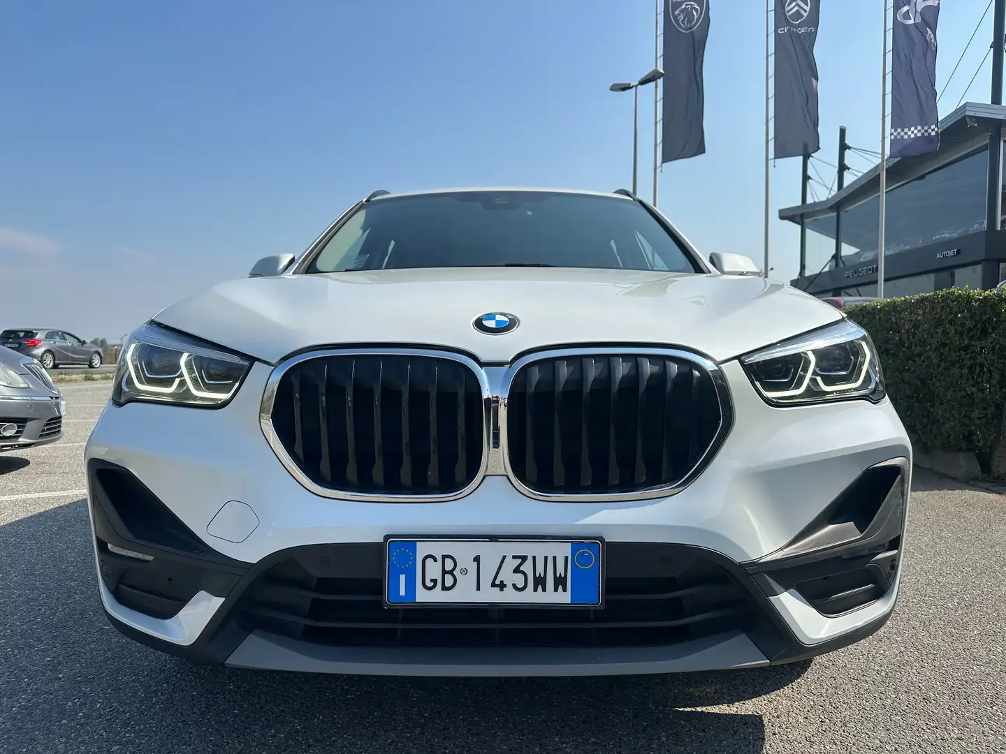 BMW X1 X1 xdrive20d Business Advantage auto Bianco - 2