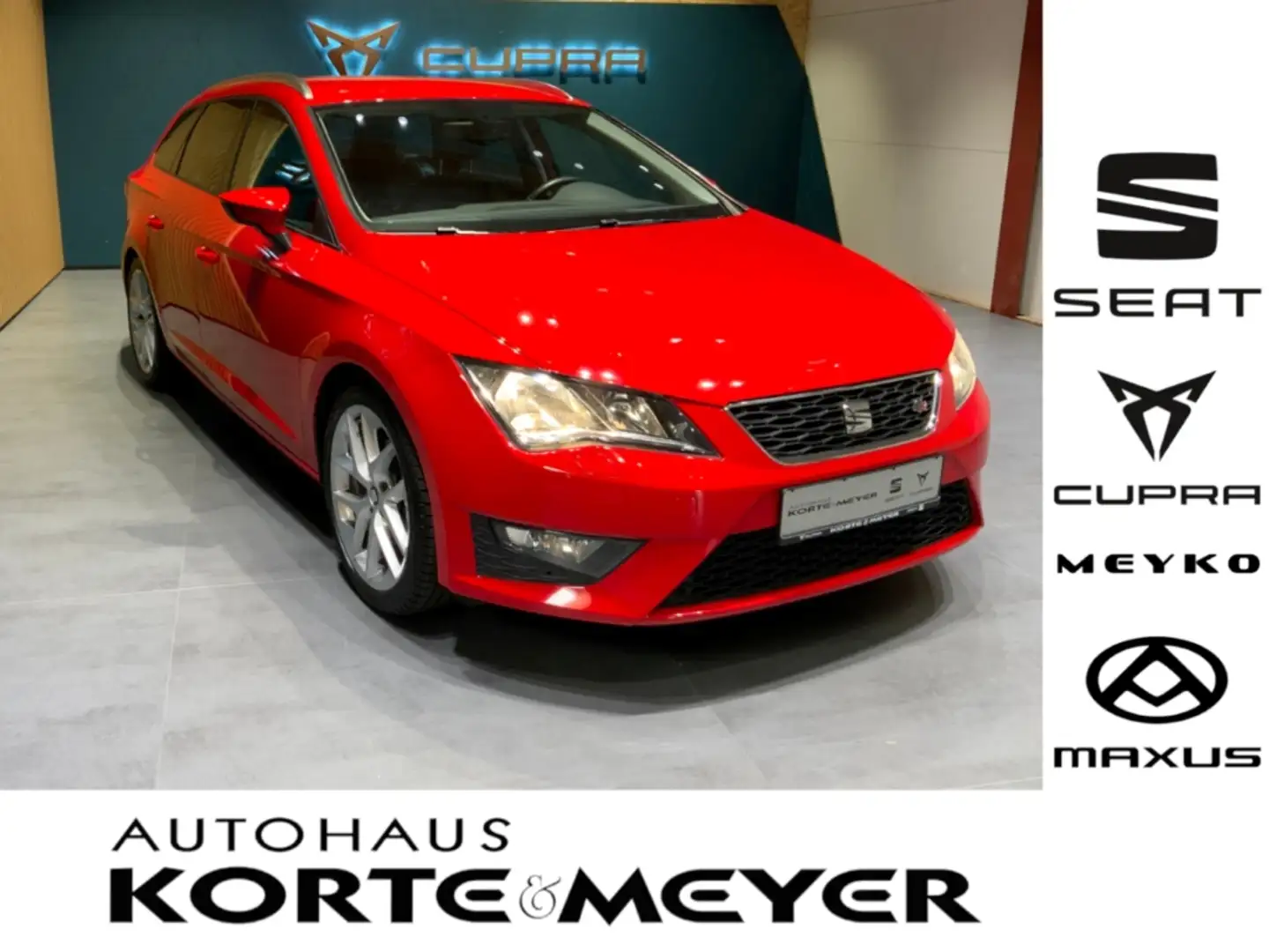 SEAT Leon ST FR 1.4TSI 6-Gang+AHK +Sitzhzg+Tempomat Rood - 1