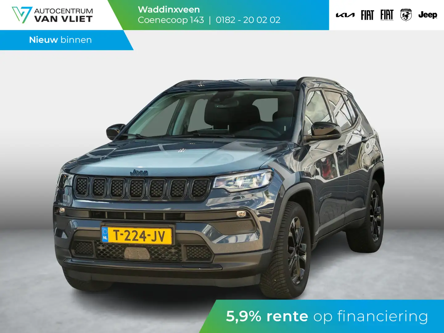 Jeep Compass 4xe 190 Plug-in Hybrid Electric Night Eagle | Wint Blauw - 1