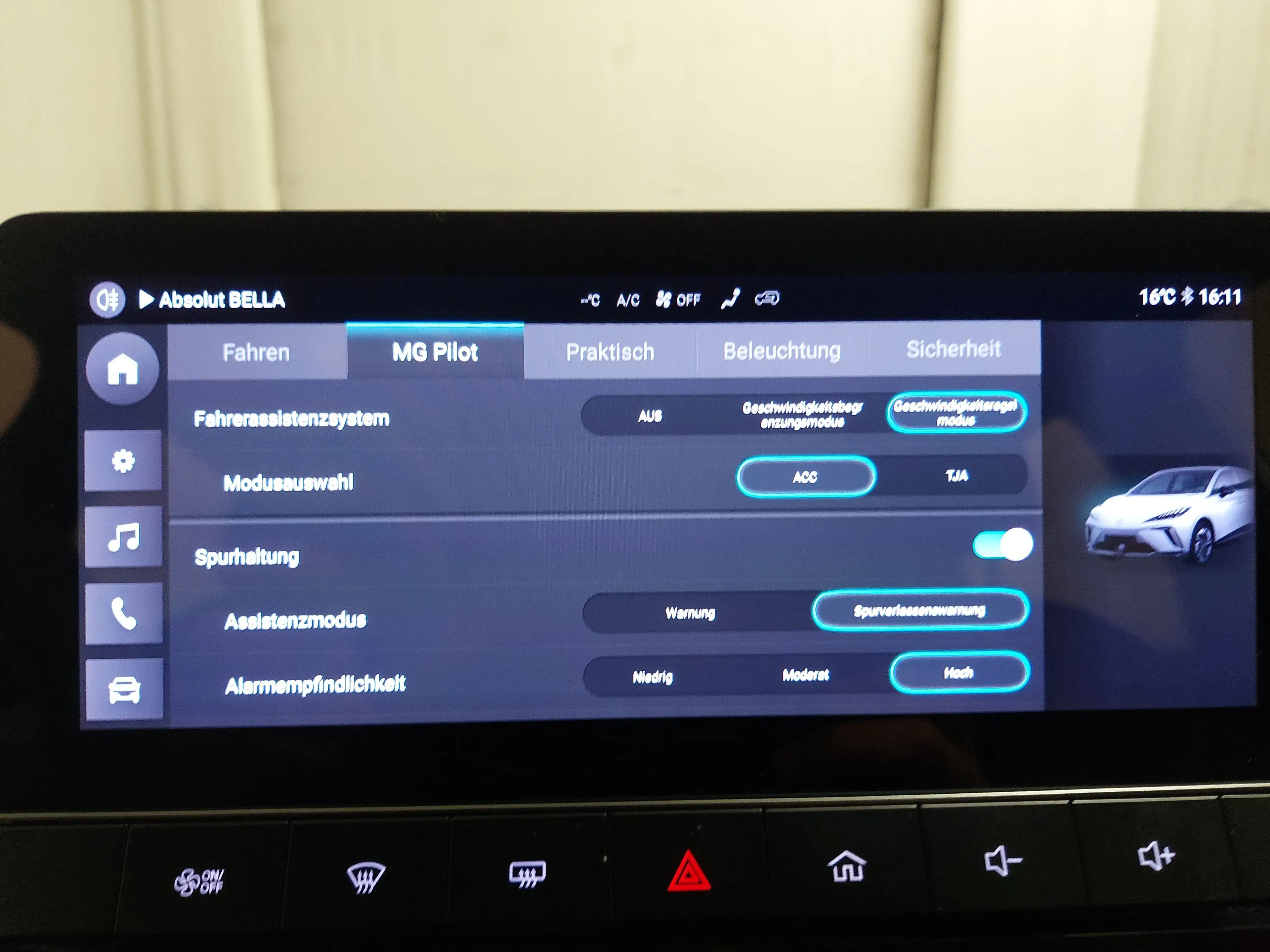 MG MG4 KLIMAAUT RADIO TEMPO MFL PDC DAB LED CARPLAY ANDROID ACC — photo 18