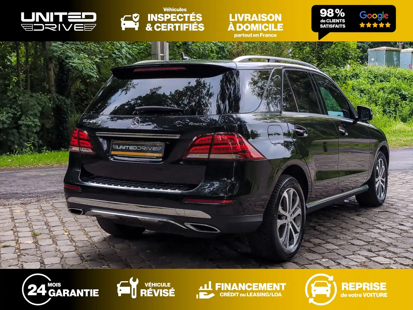 Mercedes-Benz GLE 250 GLE 250 d 9G-Tronic 4Matic Executive Чёрный - 2