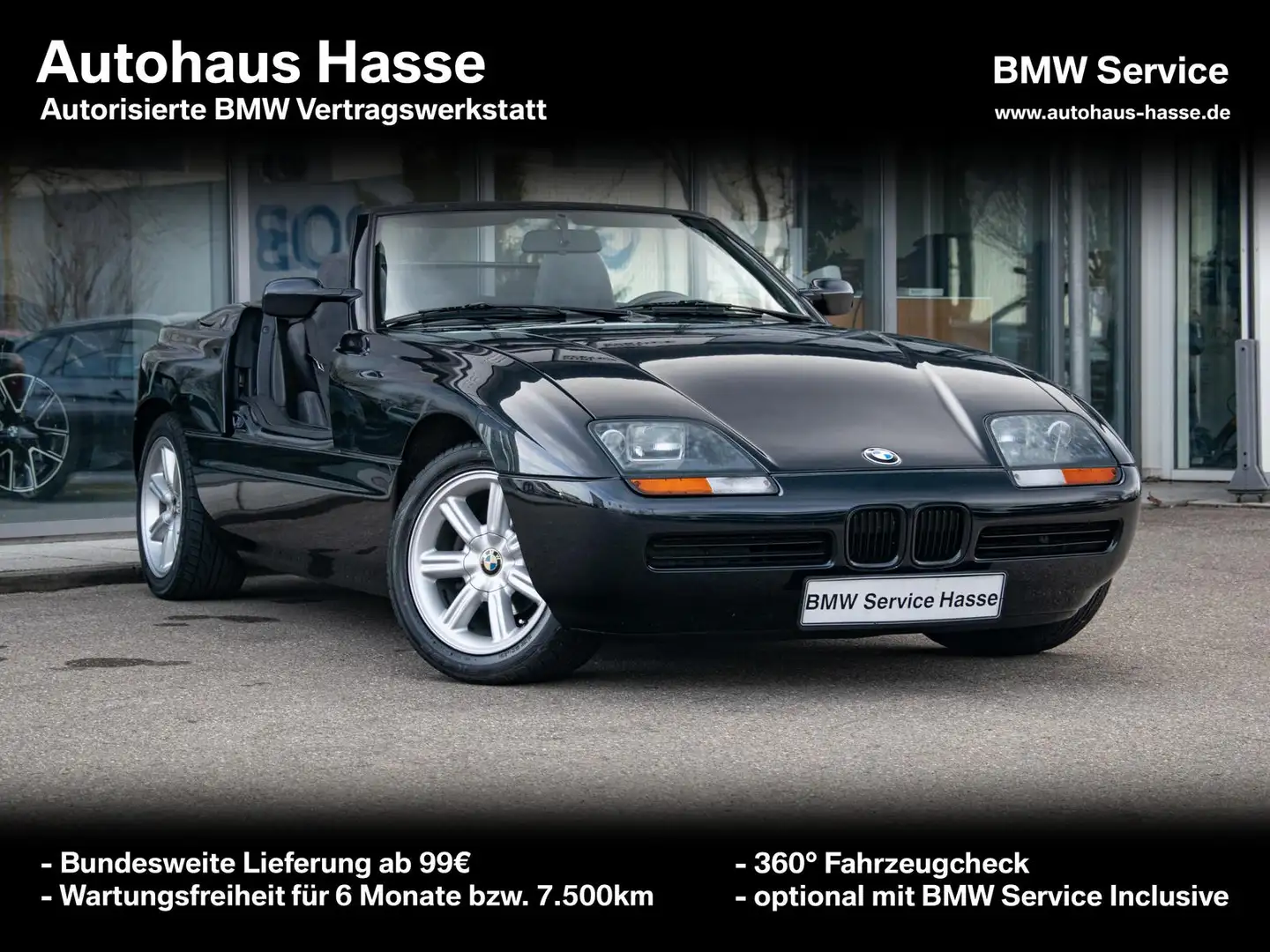 BMW Z1 in traumschwarz und Liebhaberfahrzeug Noir - 1
