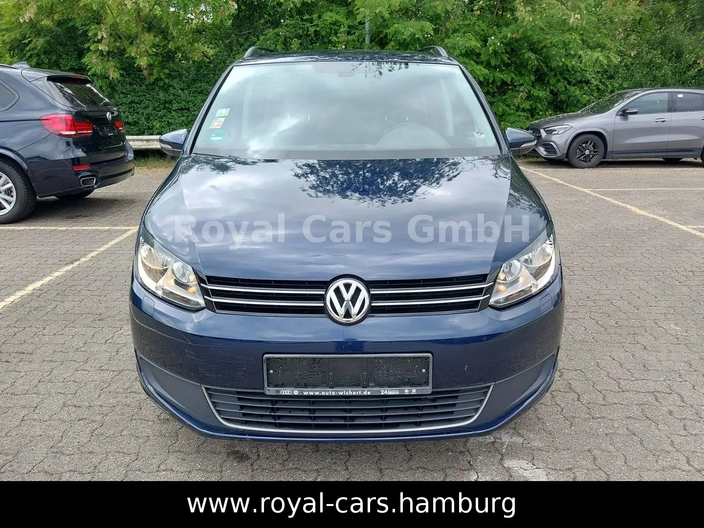 Volkswagen Touran Comfortline NAVI*PDC*SHZ*KLIMA*TEMPOMAT Bleu - 2