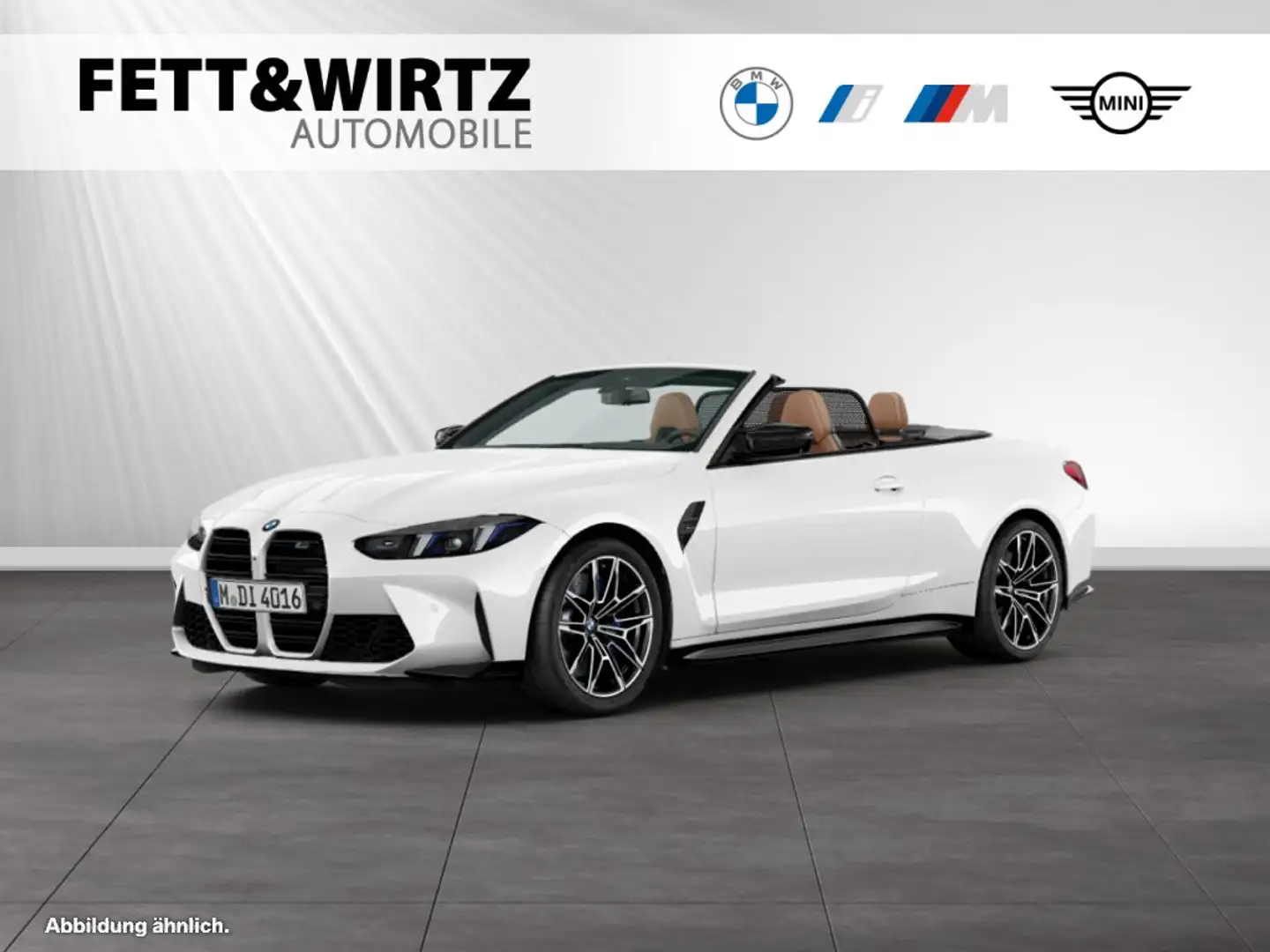 BMW M4 Competition Cabrio MxDrive|HUD|Harman/Kardon Weiß - 1