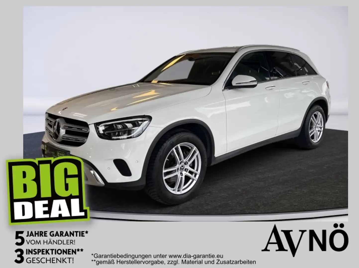 Mercedes-Benz GLC 220 d 4Matic 4Matic 2xKlima AHK AUT Facelift Weiß - 1