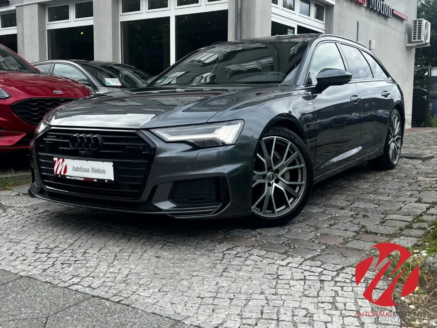 Audi A6 Avant 50 TDI quattro 3x S-Line Matrix Pano Raute 3 Grijs - 2