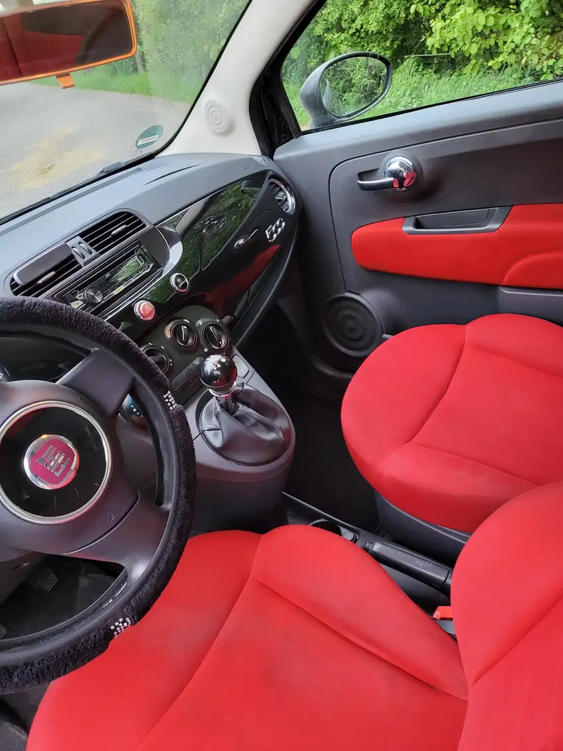 Fiat 500 500 1.2 Lounge Schwarz - 2