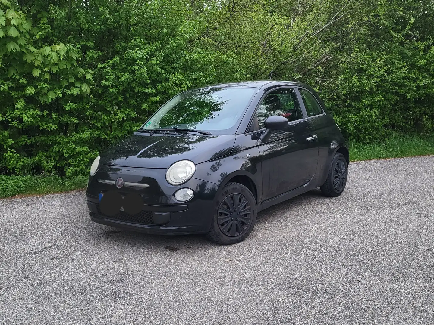 Fiat 500 500 1.2 Lounge Schwarz - 1