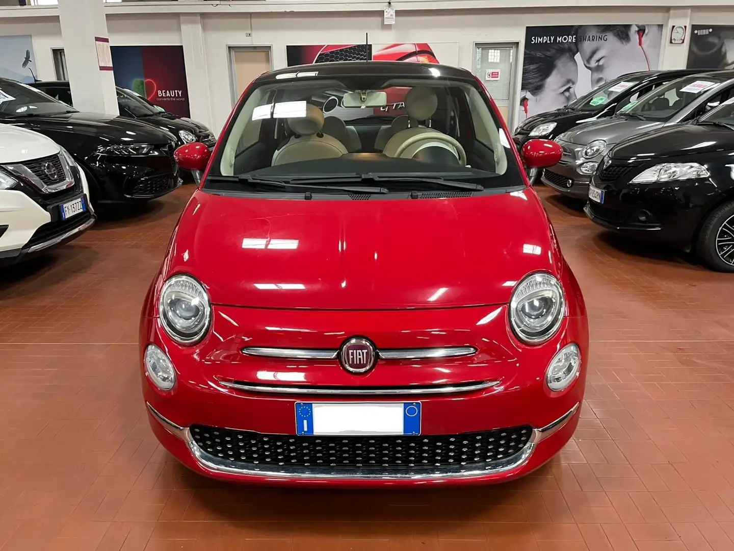 Fiat 500 500 1.2 Lounge Rouge - 2