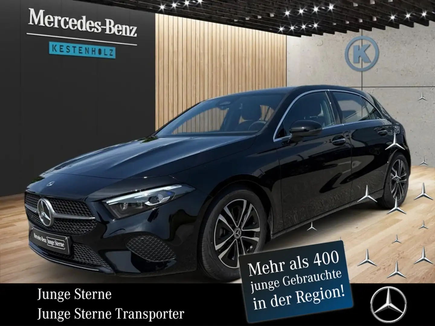 Mercedes-Benz A 180 Kompaktlimousine *MBUX*KAMERA*NAVI*SHZ* Чорний - 1