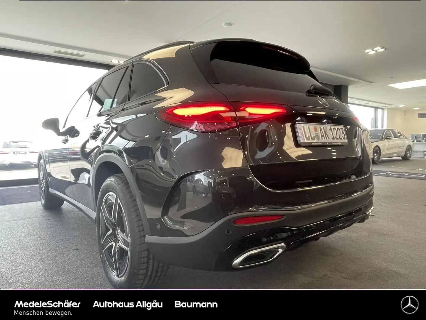 Mercedes-Benz GLC 220 GLC 220 d 4M AMG AHK Night Distronic Kam Ambie LED Grigio - 2