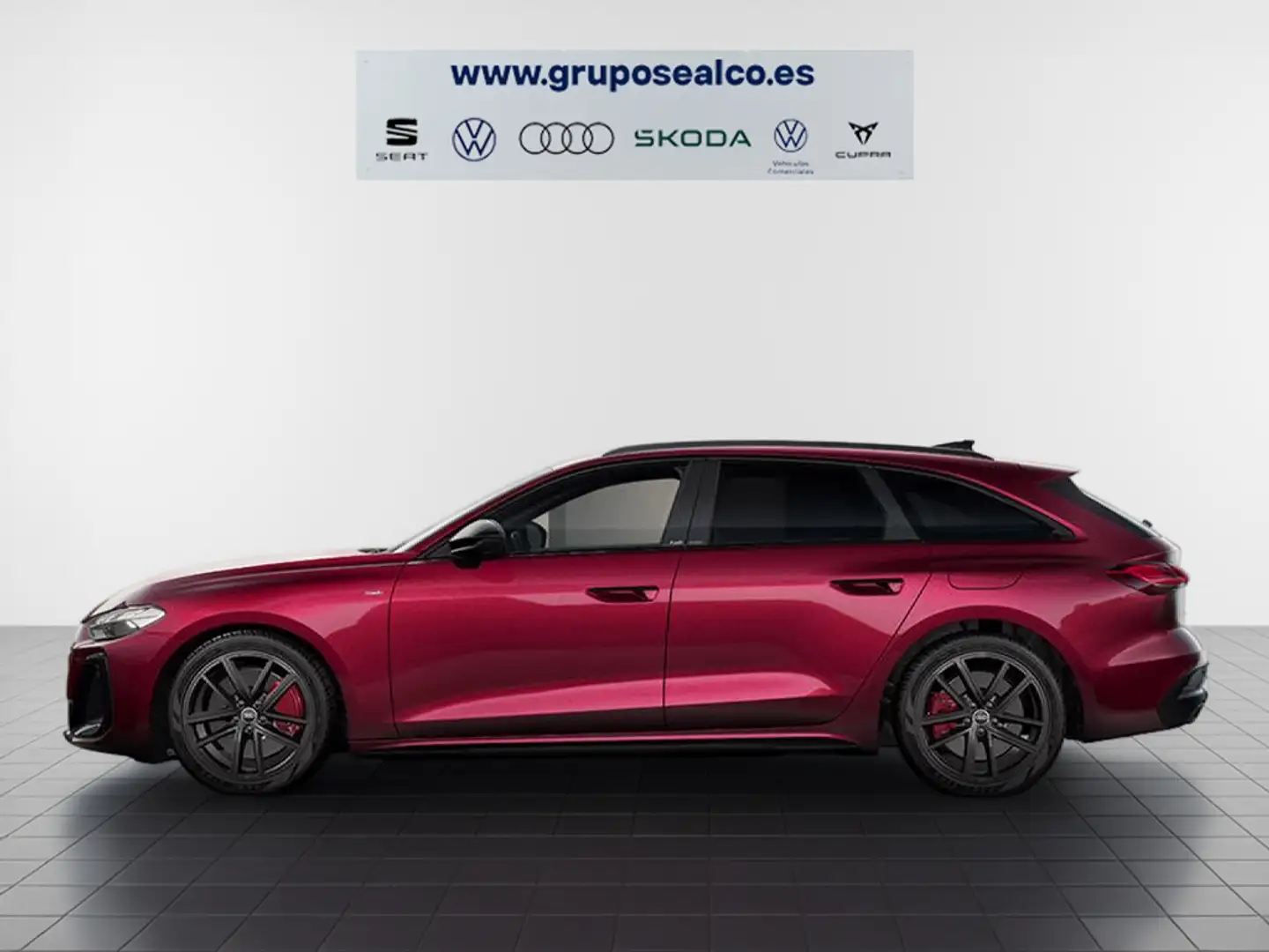 Audi A5 Avant e-hybrid Black line quattro S tronic 270kW Rojo - 2