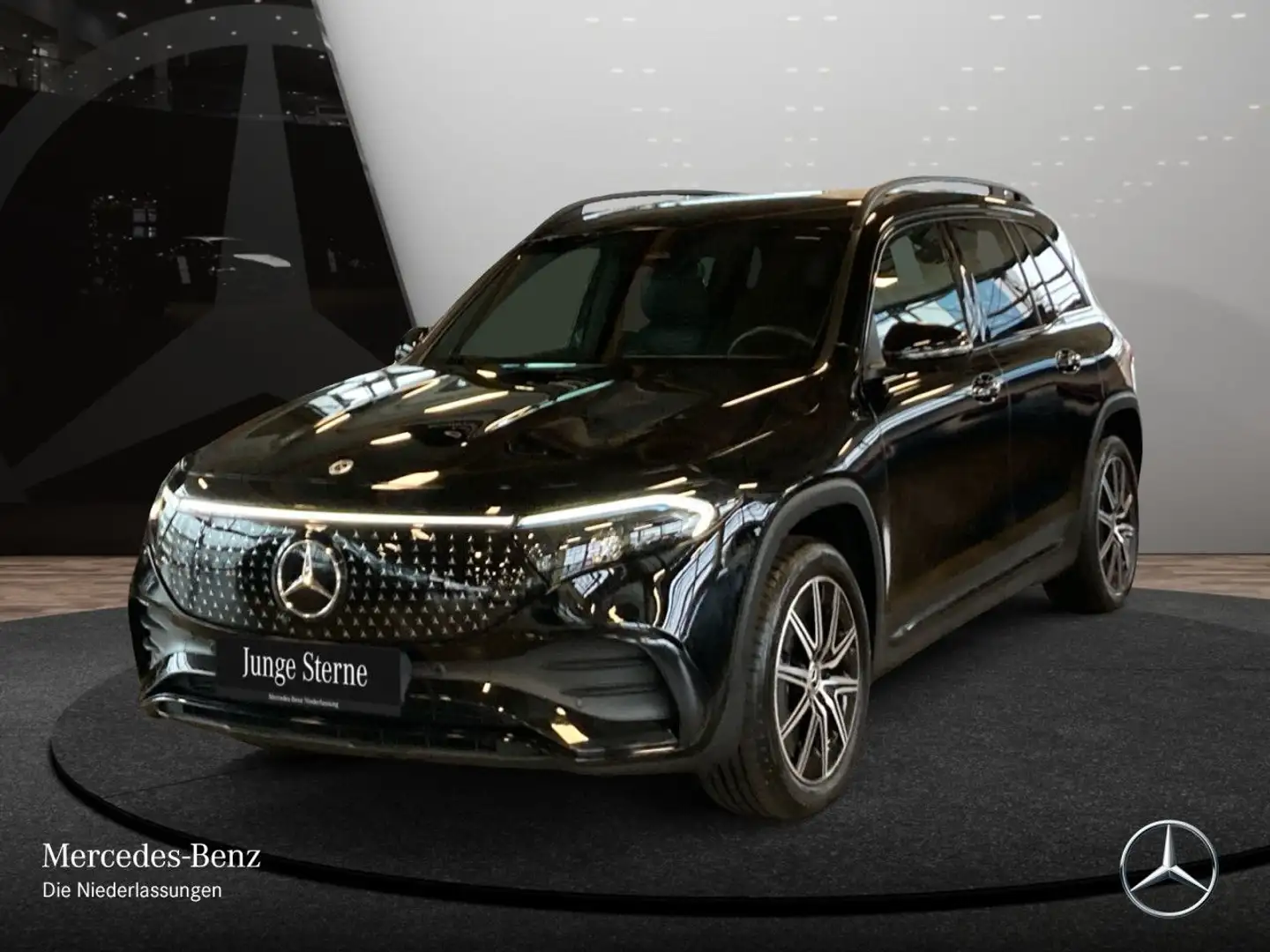 Mercedes-Benz EQB 350 4M AMG+NIGHT+PREMIUM+360+MEMORY+BURMESTER Schwarz - 2