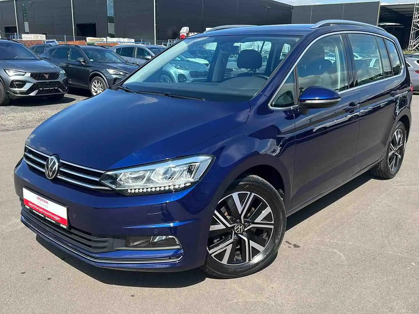 Volkswagen Touran 1.5 TSI DSG Highline Navi ACC Spur AHK LED Blauw - 1
