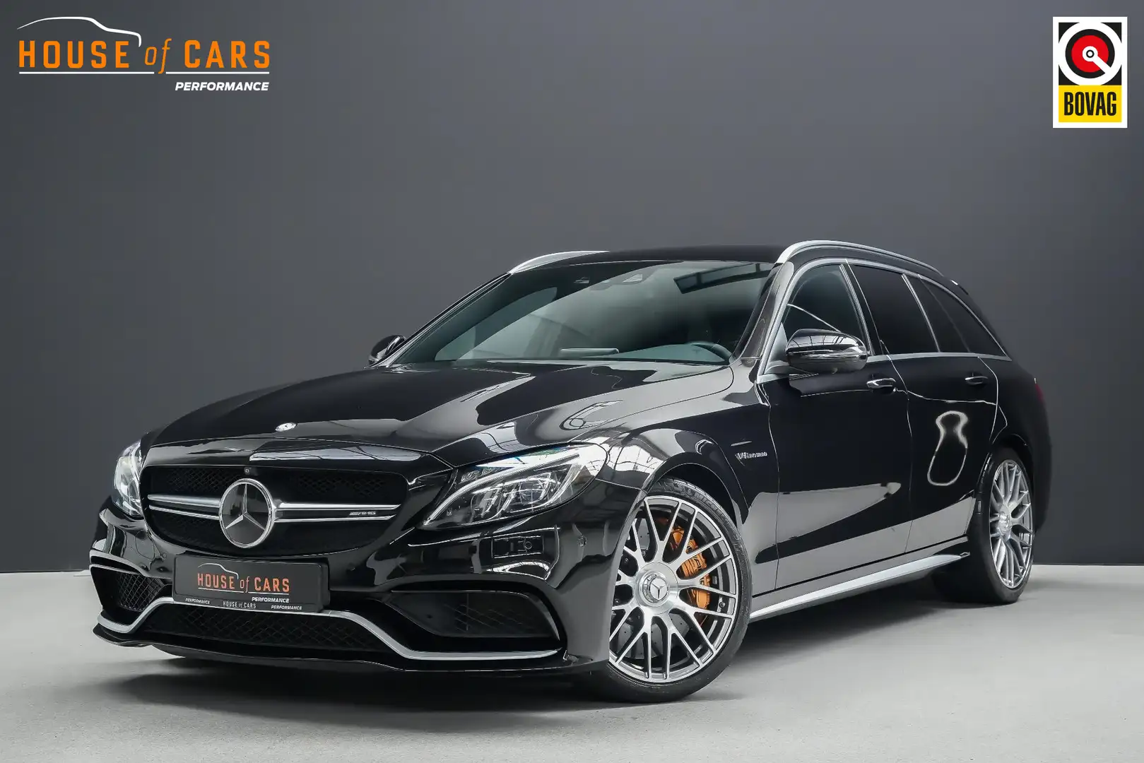 Mercedes-Benz C-klasse C63s 510pk Estate |keramische remmen|Desi Чорний - 1