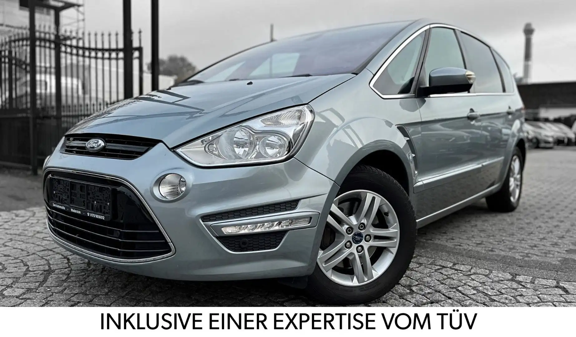 Ford S-Max S-MAX TITANIUM*7-SITZER*NAVI-PANO-AUTOMA-SHZ-PDC Silber - 1