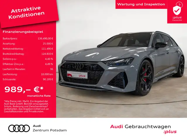 Audi RS6 Avant performance LASER B&O STANDHZ PANOR